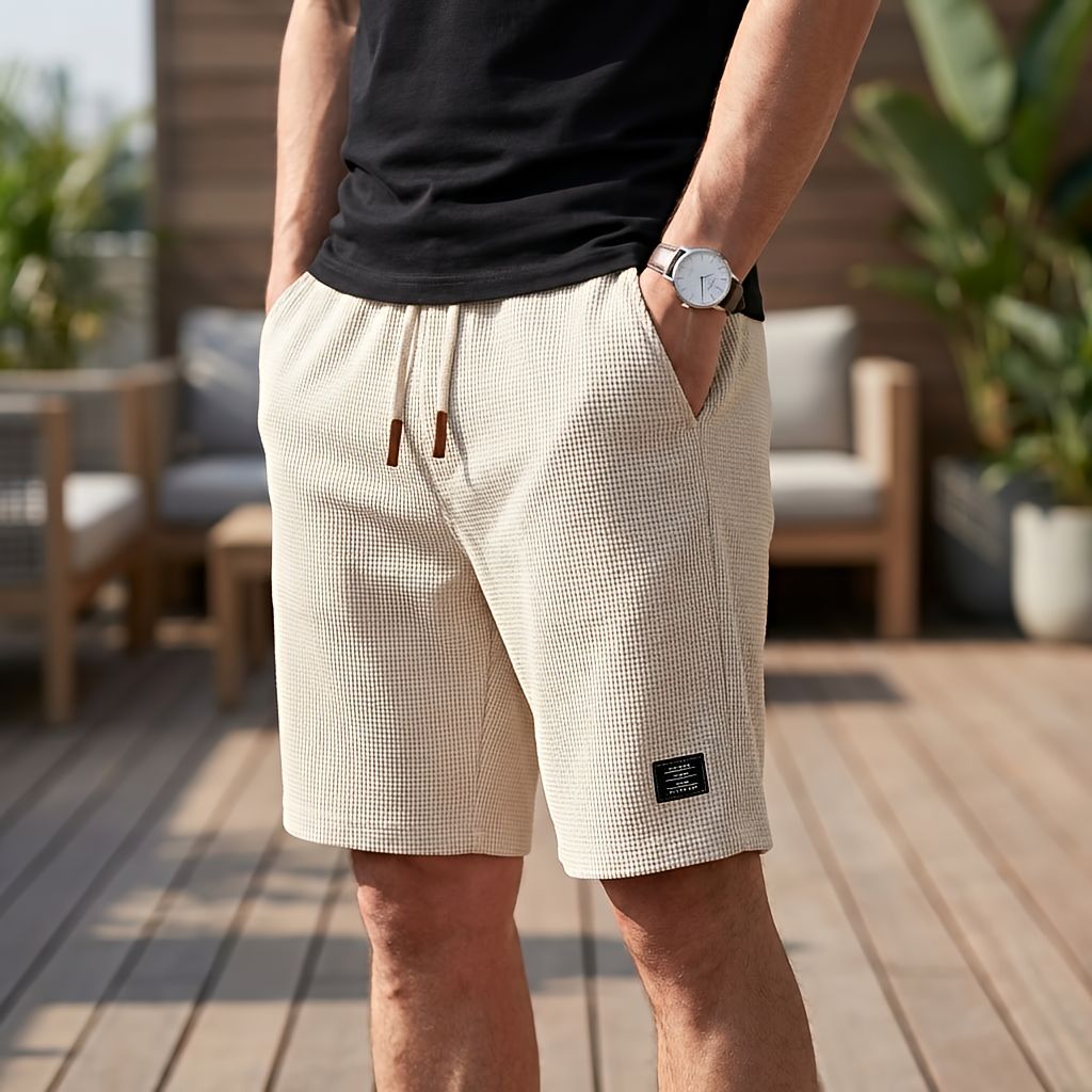 Pantalones cortos para hombre | Cómodos pantalones cortos de verano con cintura elástica