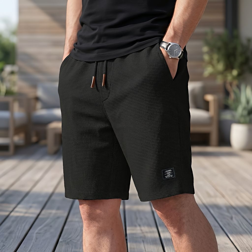 Pantalones cortos para hombre | Cómodos pantalones cortos de verano con cintura elástica