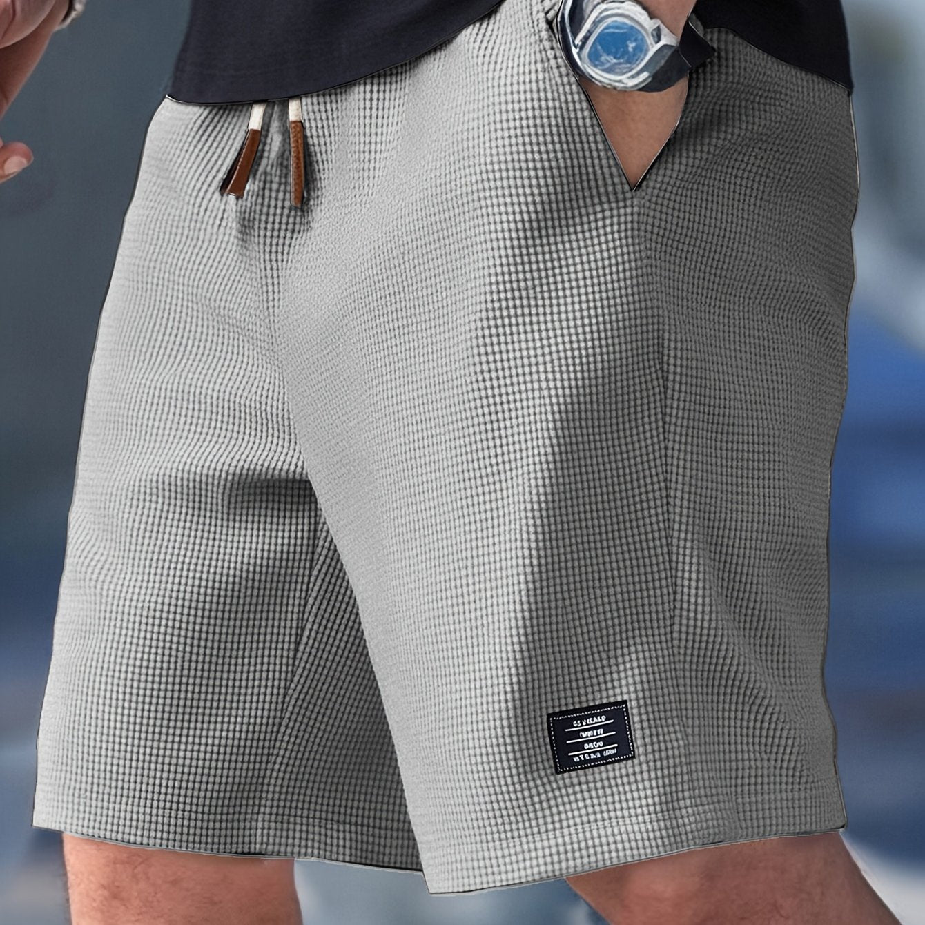 Pantalones cortos para hombre | Cómodos pantalones cortos de verano con cintura elástica