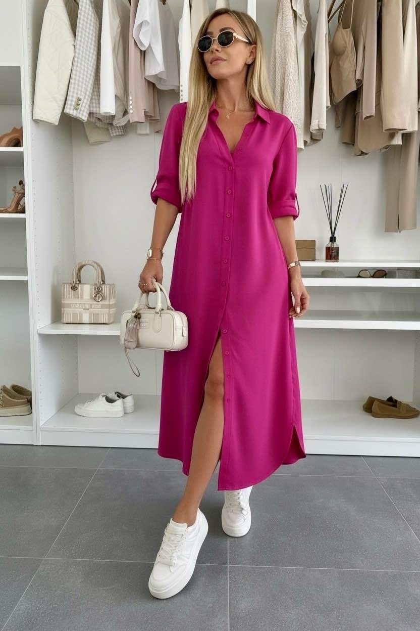 Vestido camisero oversize