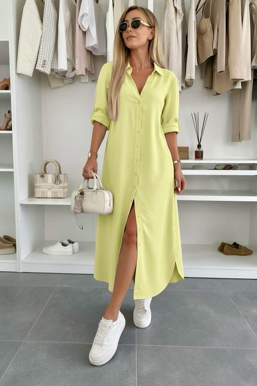 Vestido camisero oversize
