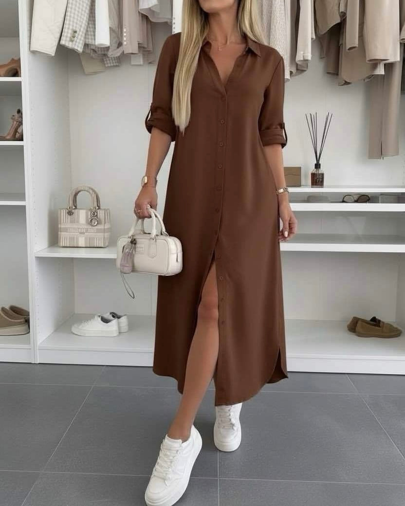 Vestido camisero oversize
