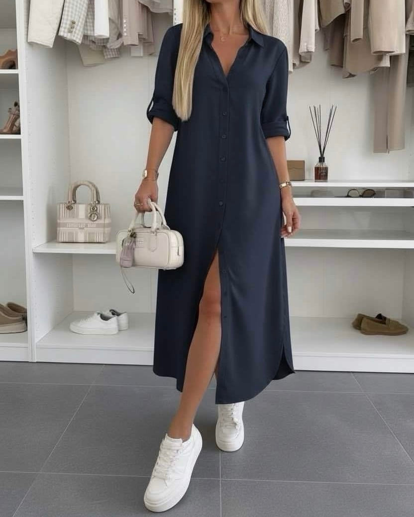 Vestido camisero oversize