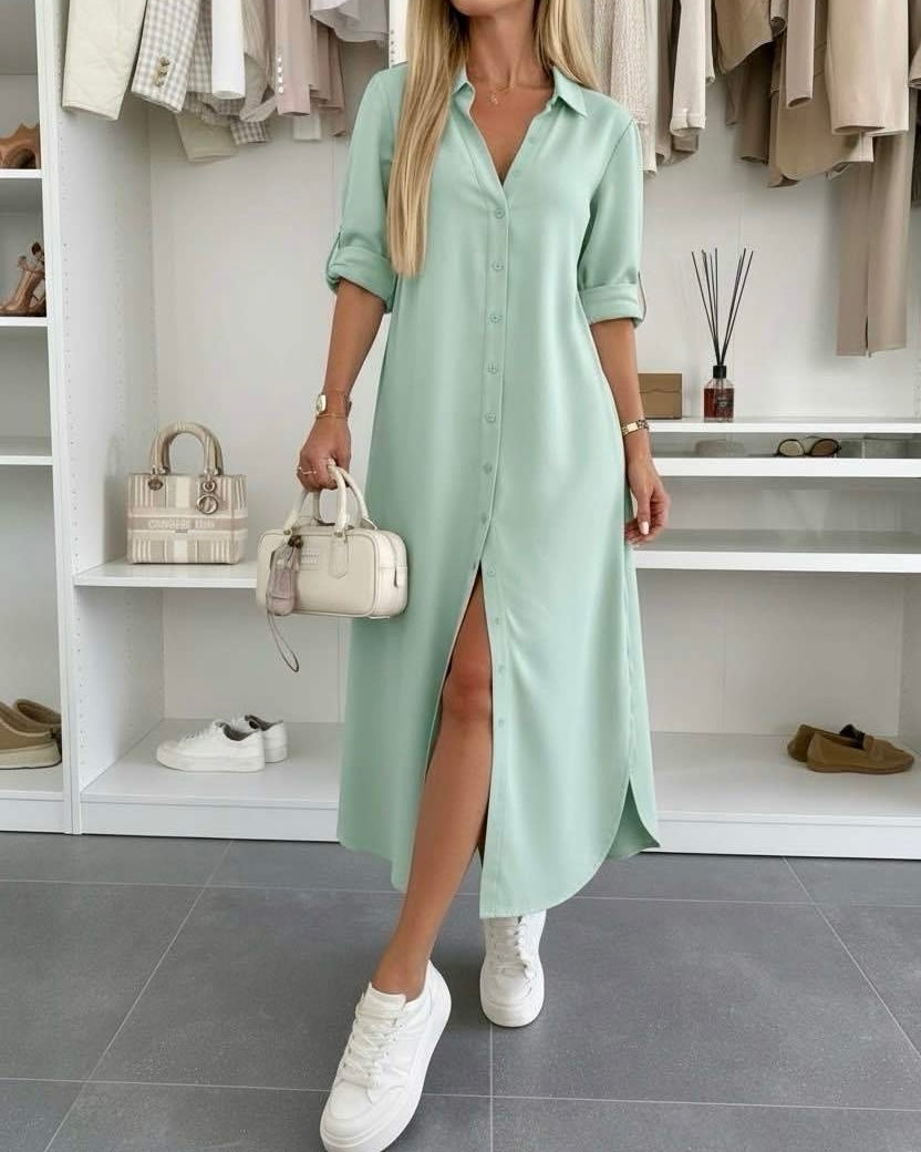 Vestido camisero oversize