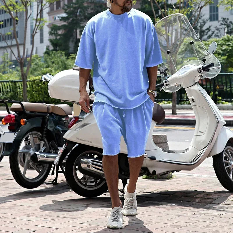 Conjunto Draxen™ de punto de primera calidad, con corte oversize y estilo urbano