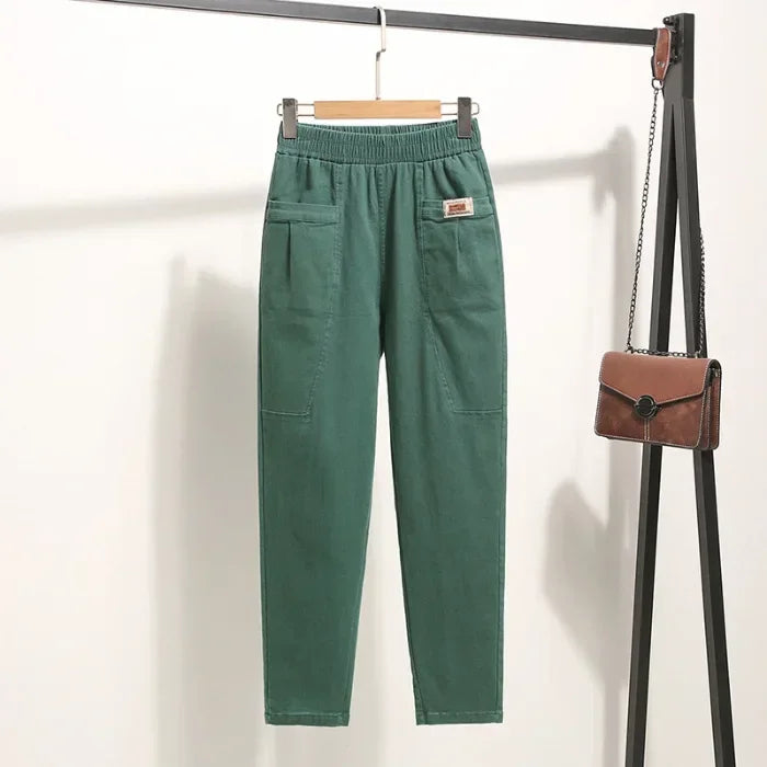 Pantalones Marelise™ con bolsillos grandes y cintura ajustable
