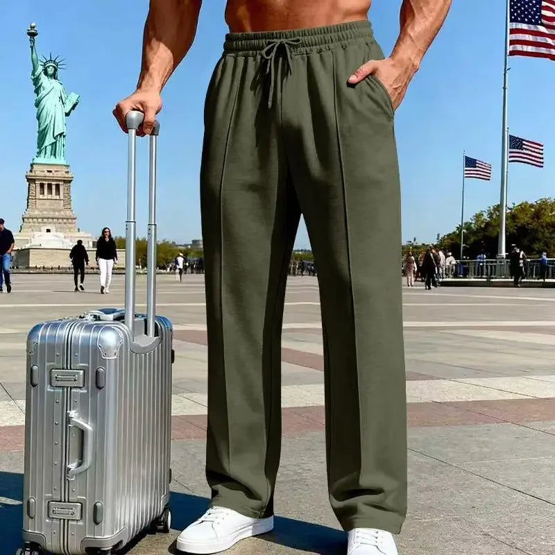 Pantalones de punto Johan™ Premium con cintura elástica y cordón ajustable