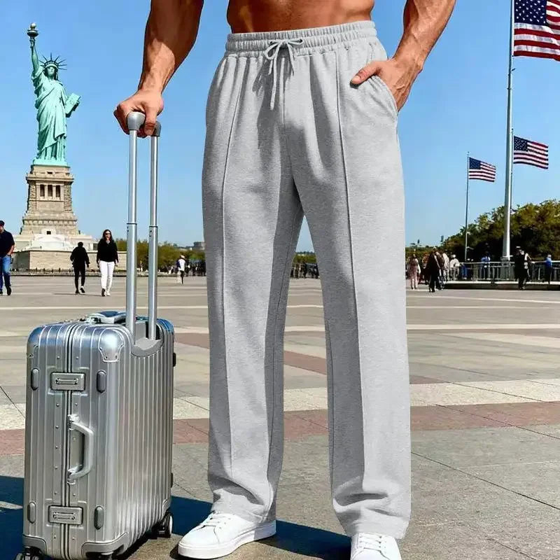 Pantalones de punto Johan™ Premium con cintura elástica y cordón ajustable