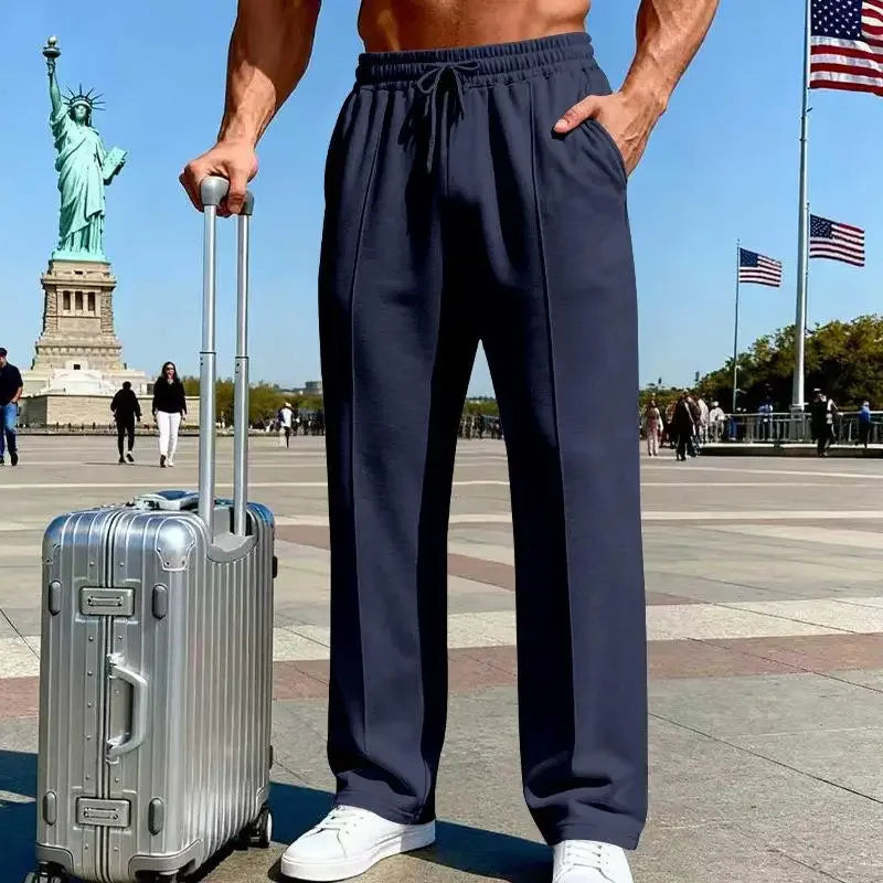 Pantalones de punto Johan™ Premium con cintura elástica y cordón ajustable