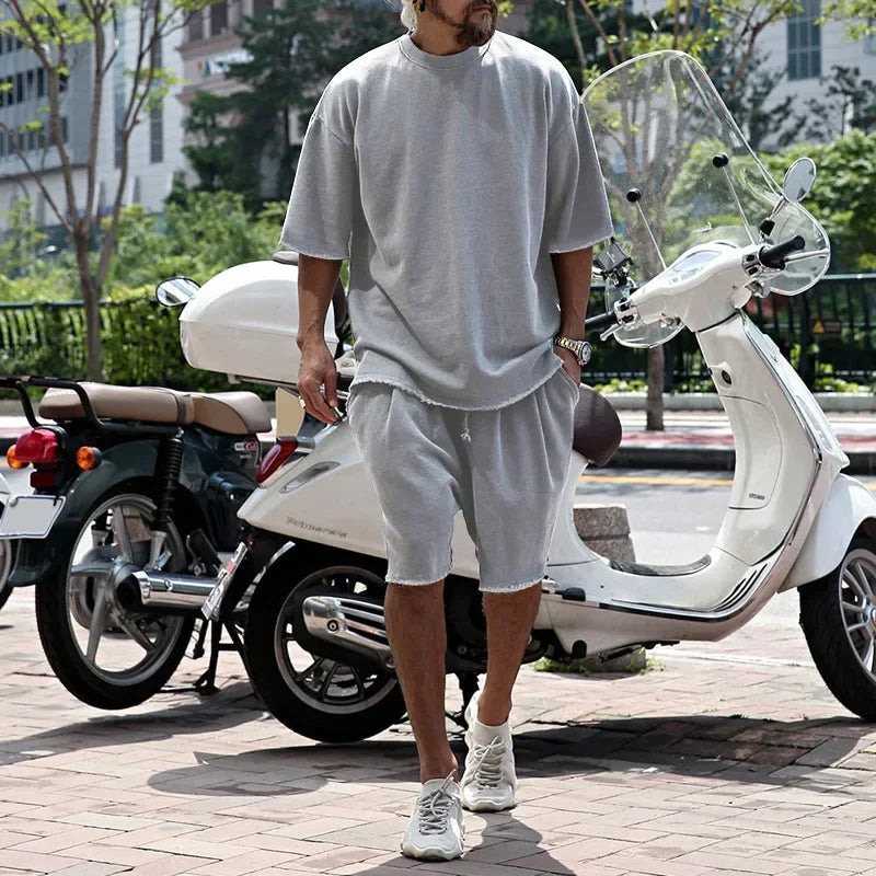 Conjunto Draxen™ de punto de primera calidad, con corte oversize y estilo urbano