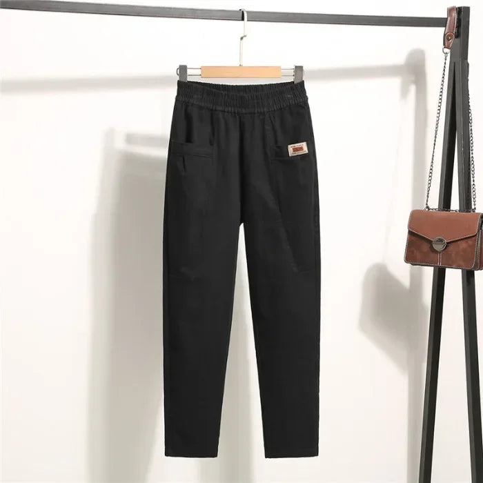 Pantalones Marelise™ con bolsillos grandes y cintura ajustable