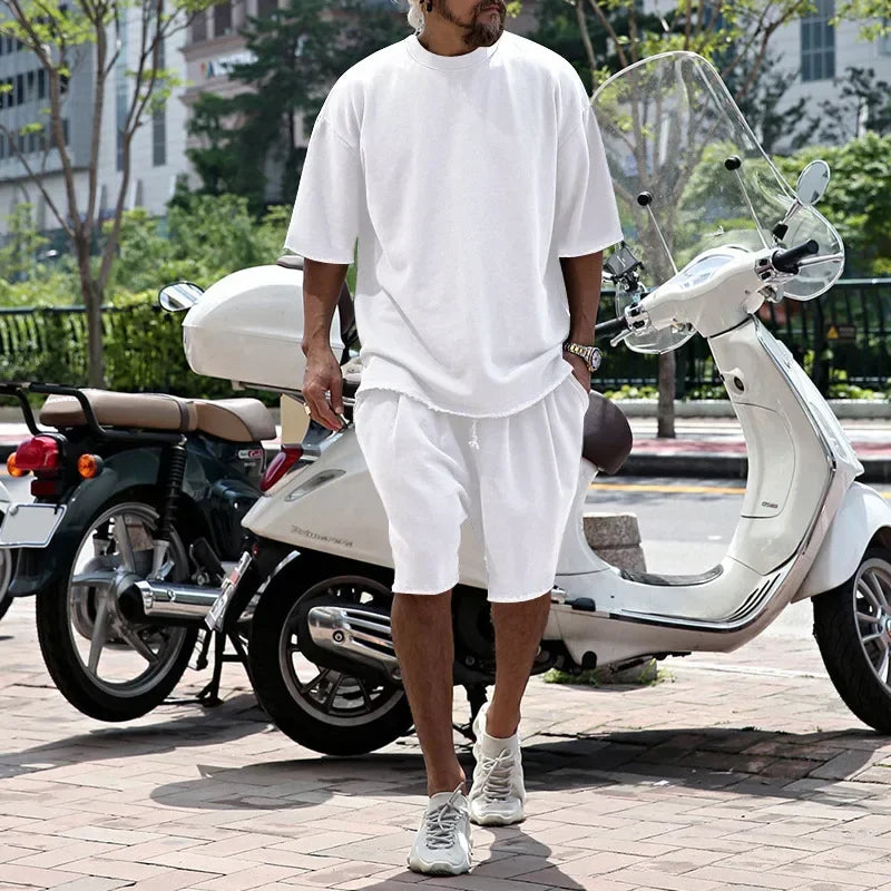 Conjunto Draxen™ de punto de primera calidad, con corte oversize y estilo urbano