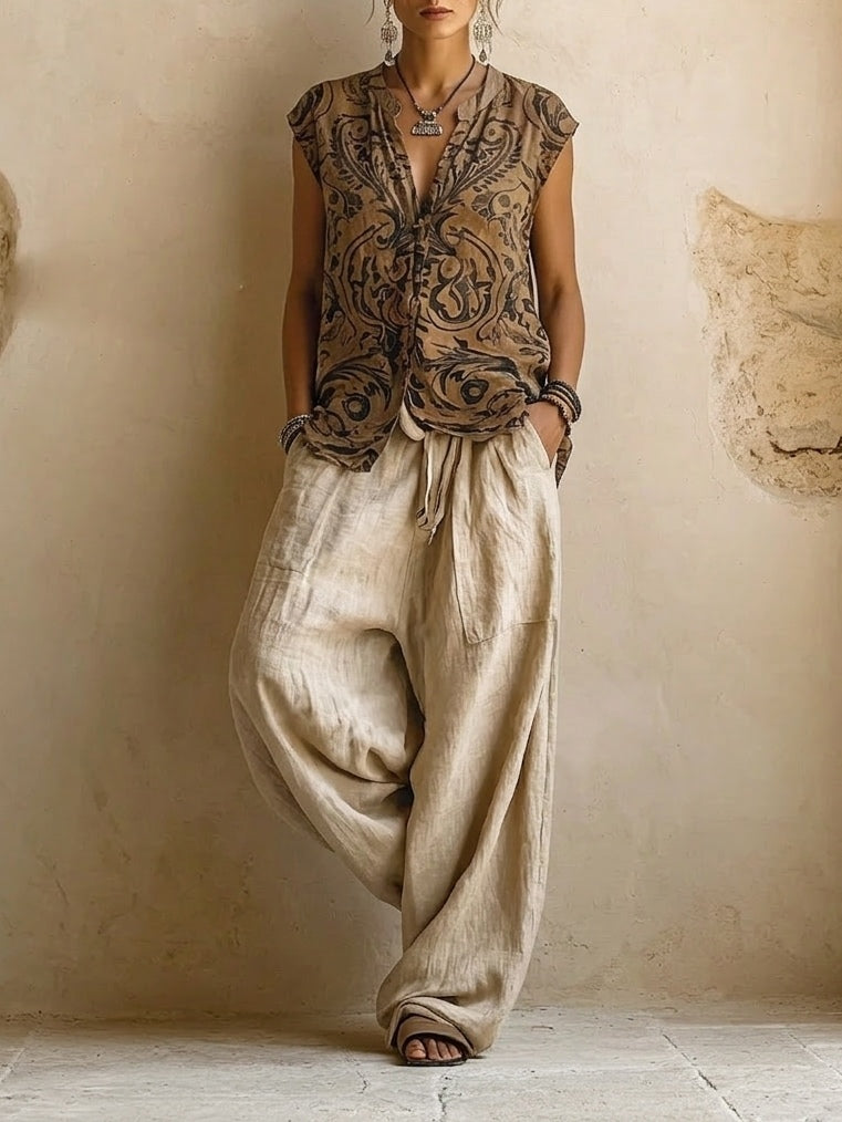 Lucia | Conjunto bohemio fluido en capas
