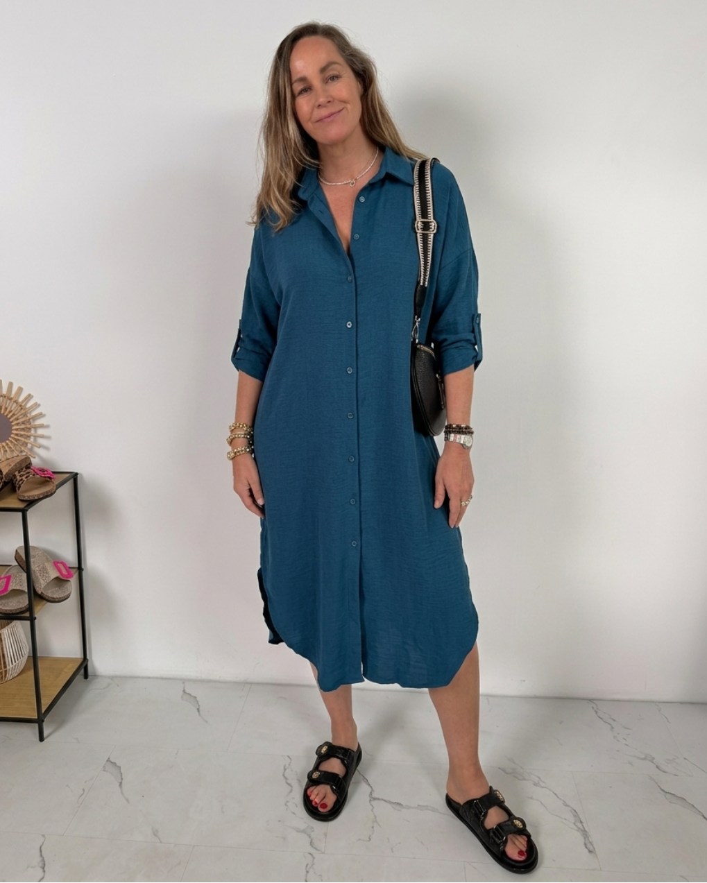 Vestido camisero oversize