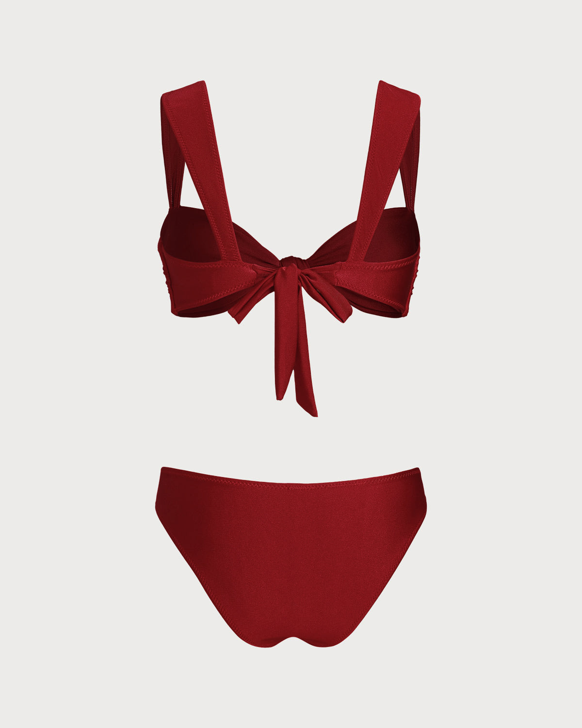 Conjunto de bikini de cintura baja «Red Triangle»